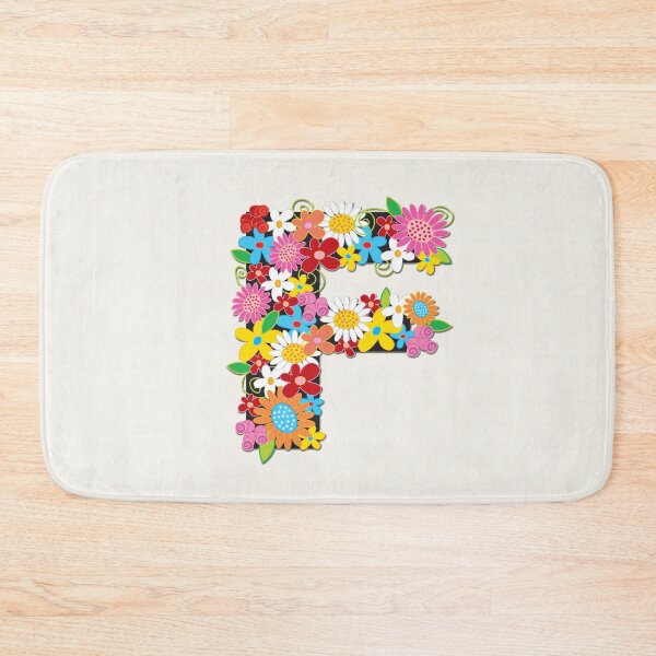 Item preview, Spring Flowers Alphabet F Monogram designed and sold by fatfatin.