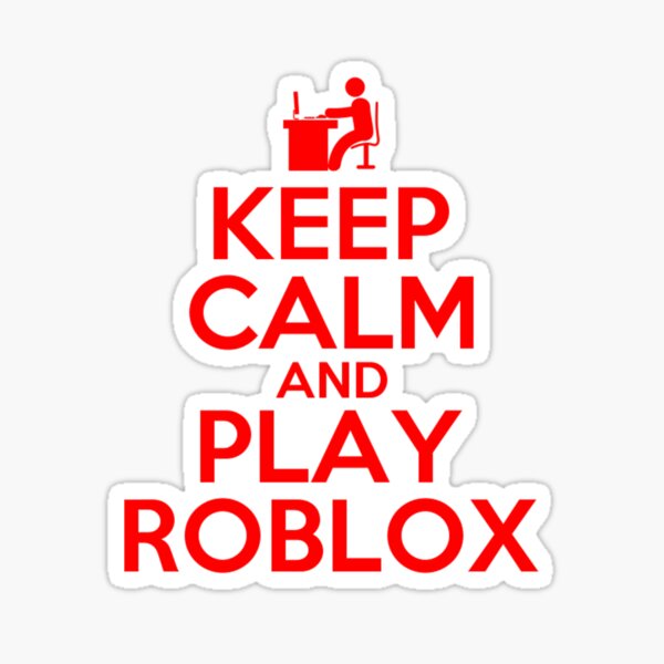 Pegatinas Roblox Redbubble - pegatinas personaje roblox redbubble