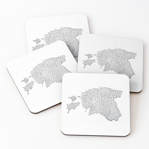 Item preview, Estonia map illustration designed and sold by acediscovery.