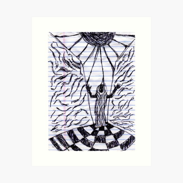 Archon scene sketch Art Print