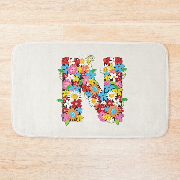 Item preview, Spring Flowers Alphabet N Monogram designed and sold by fatfatin.