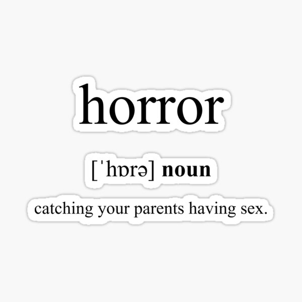 horror-definition-dictionary-collection-sticker-for-sale-by