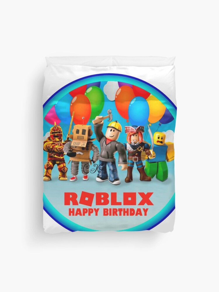 Roblox And Family In A Round Area Duvet Cover By Best5trading Redbubble - dc hoodie roblox