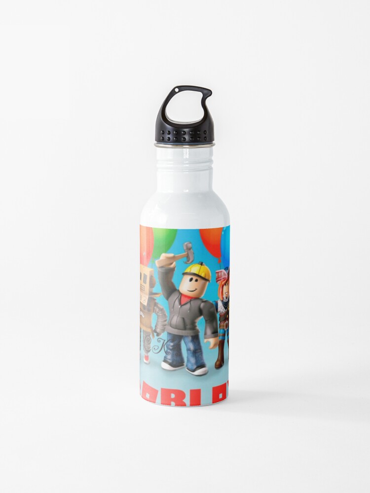 Roblox And Family In A Round Area Water Bottle By Best5trading Redbubble - mason family home leaked roblox