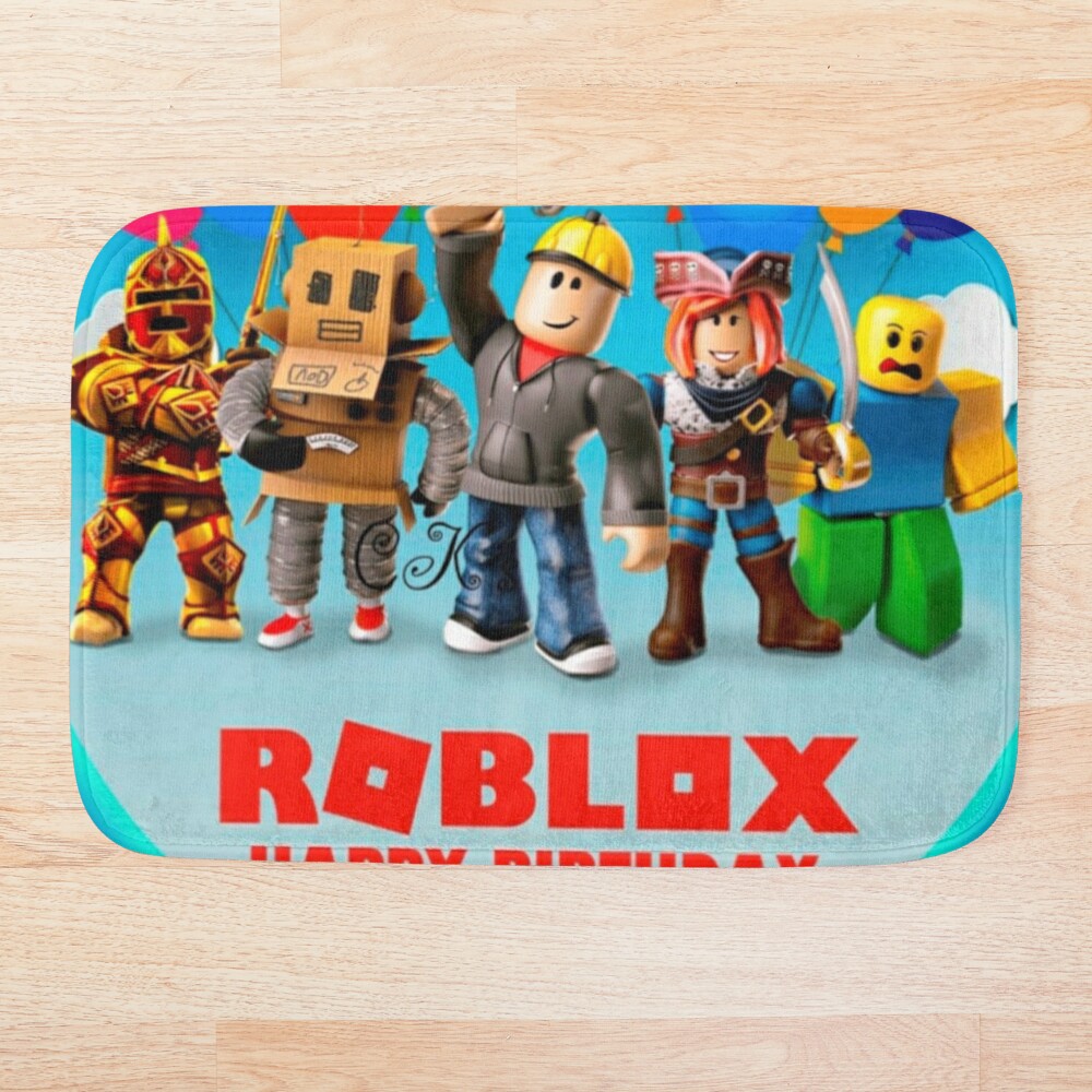 Roblox And Family In A Round Area Shower Curtain By Best5trading Redbubble - roblox family picture square