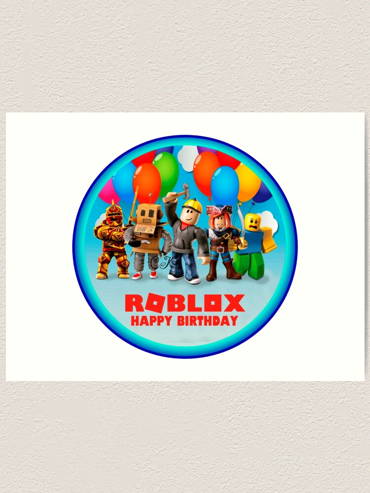 Lamina Artistica Roblox Y Familia En Un Area Redonda De Best5trading Redbubble - roblox oof lámina artística