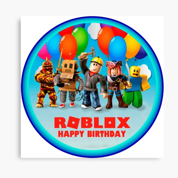 Lienzo Roblox Y Familia En Un Area Redonda De Best5trading Redbubble - lienzos roblox juego redbubble