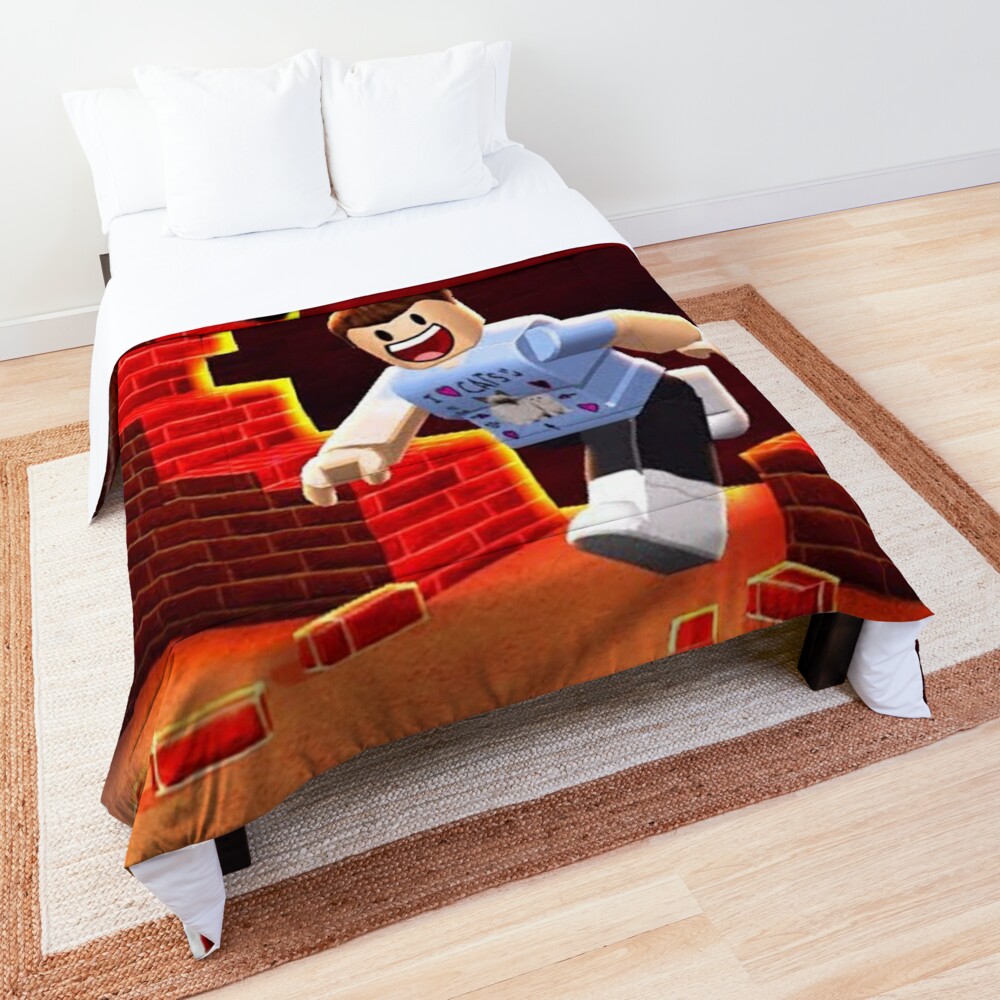 Roblox Jailbreak Game Comforter By Best5trading Redbubble - inside the world of roblox games comforter by best5trading