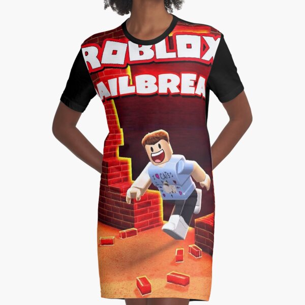 Roblox The Game Poster Graphic T Shirt Dress By Best5trading Redbubble - roblox jailbreak clothing