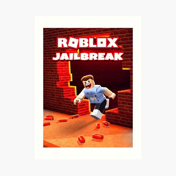 Roblox Jailbreak Game Art Print By Best5trading Redbubble - roblox jailbreak roller coaster