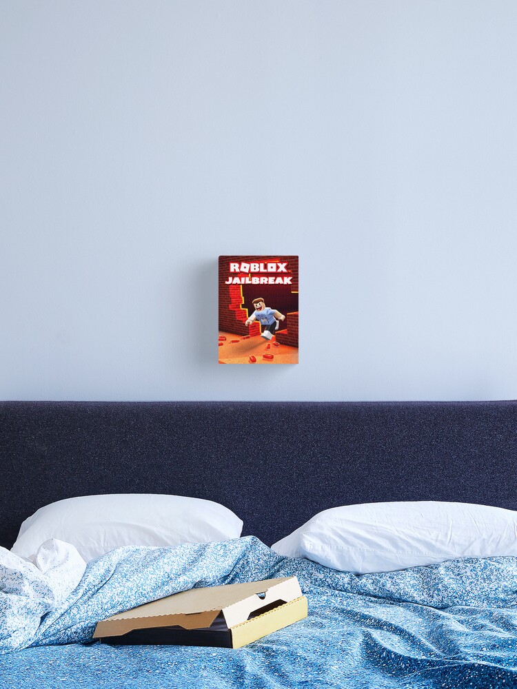 Roblox Jailbreak Game Canvas Print By Best5trading Redbubble - roblox prison break game