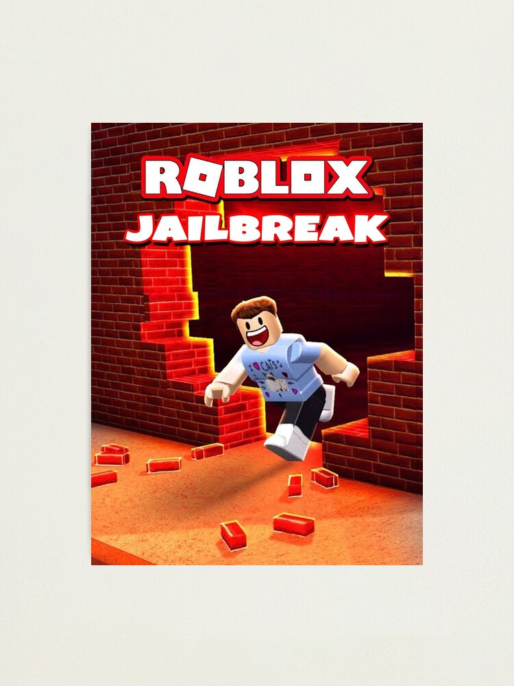 Roblox Jailbreak Game Photographic Print By Best5trading Redbubble - roblox how to get off a skateboard