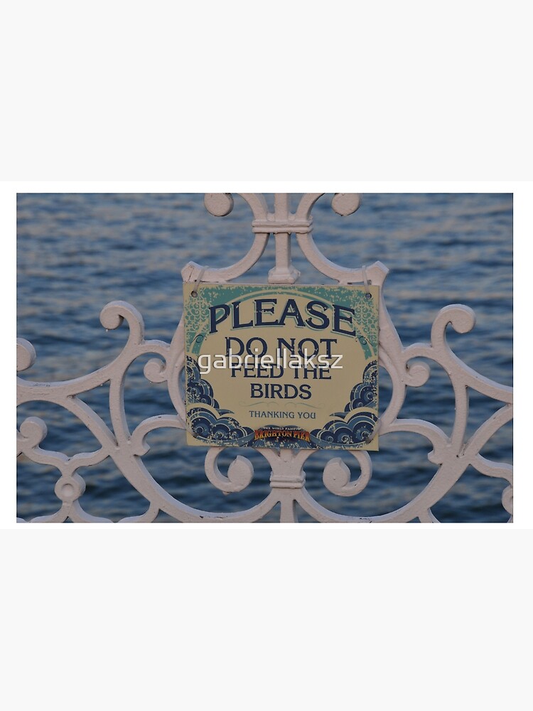Please don't feed the birds by gabriellaksz