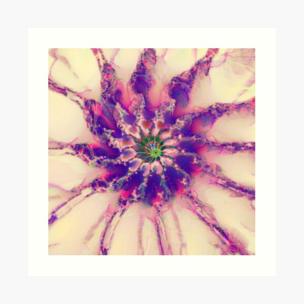Fractalize abstraction Art Print