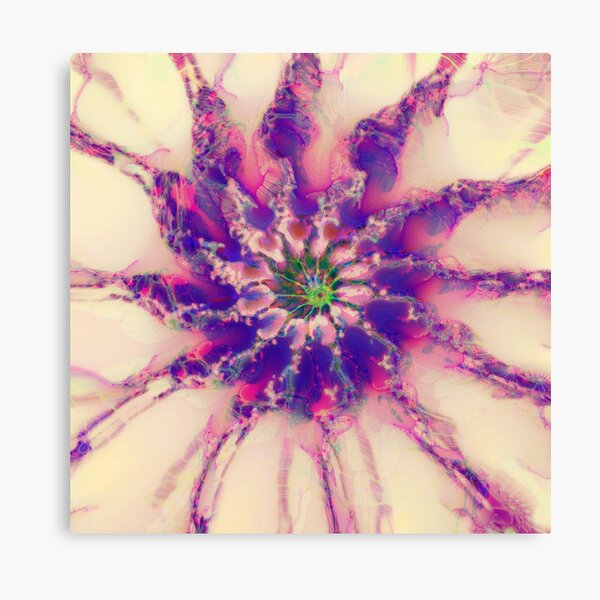 Fractalize abstraction Canvas Print