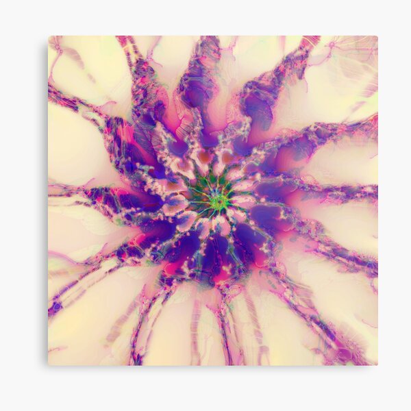 Fractalize abstraction Metal Print