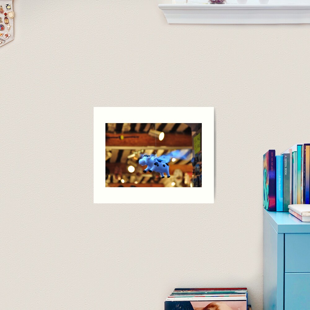 When the cows will fly Art Print