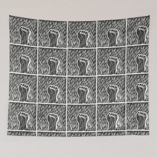Item preview, Protest Fist Lino Print designed and sold by Mgh12321.