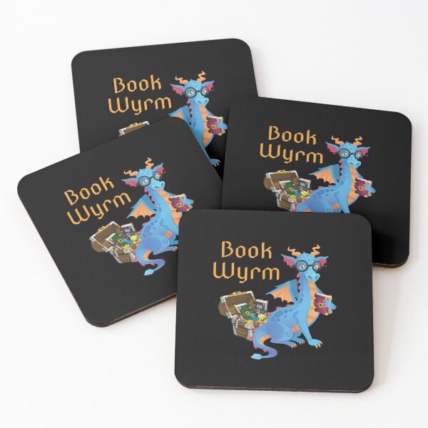 Item preview, Book Wyrm Reading Dragon Bookworm designed and sold by shadowisper.