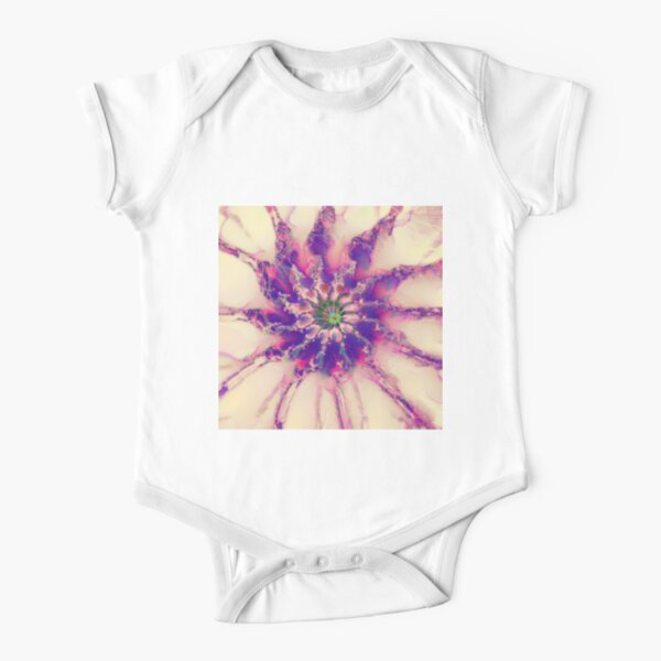 Fractalize abstraction Short Sleeve Baby One-Piece