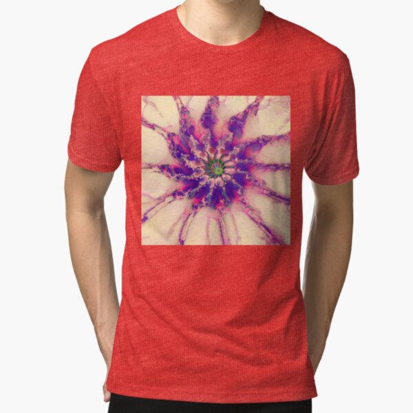 Fractalize abstraction Tri-blend T-Shirt