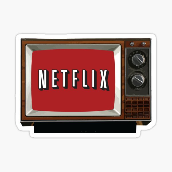 Retro Netflix Sticker