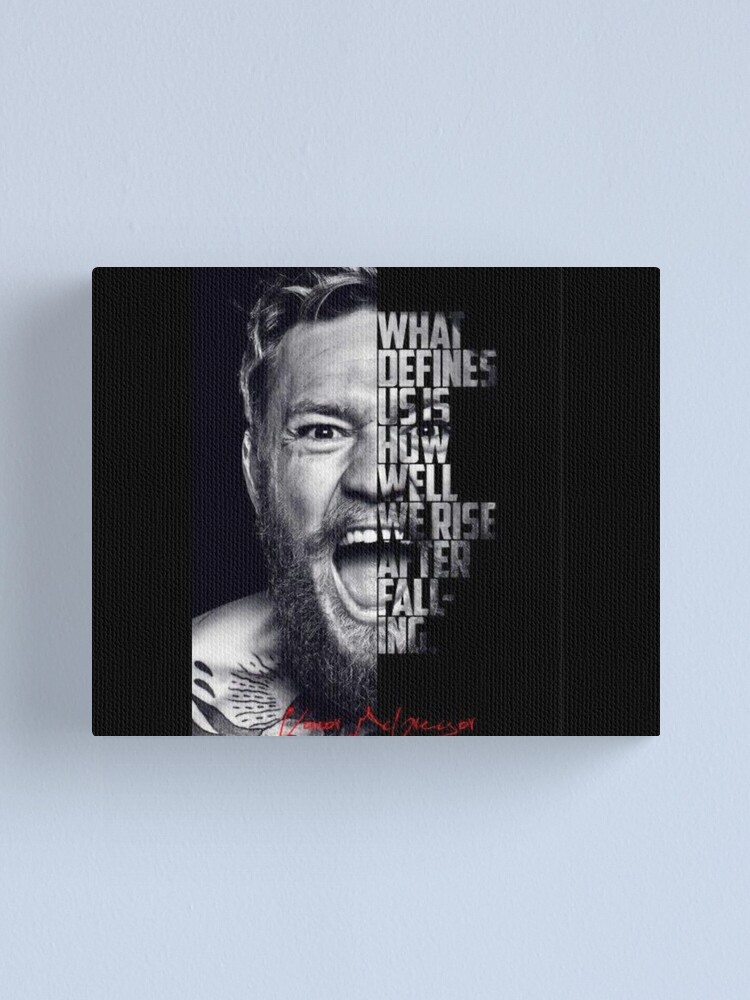 Conor Mcgregor Qoute Canvas Wall Art Picture Print 