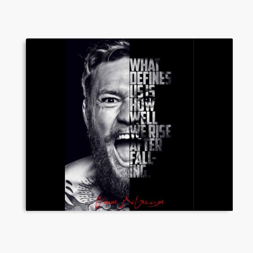 Impression Photo Citation De Conor Mcgregor Par Fhendriks Redbubble