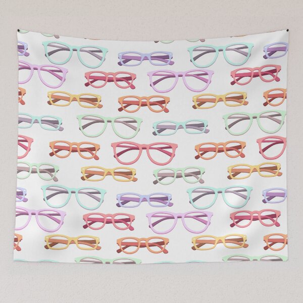 Item preview, Retro Rainbow Glasses Design designed and sold by KxtPicture.