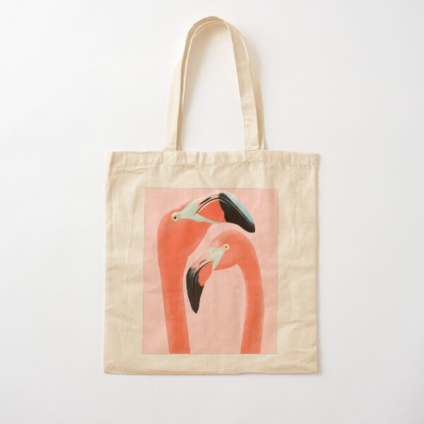 Flamingos Cotton Tote Bag