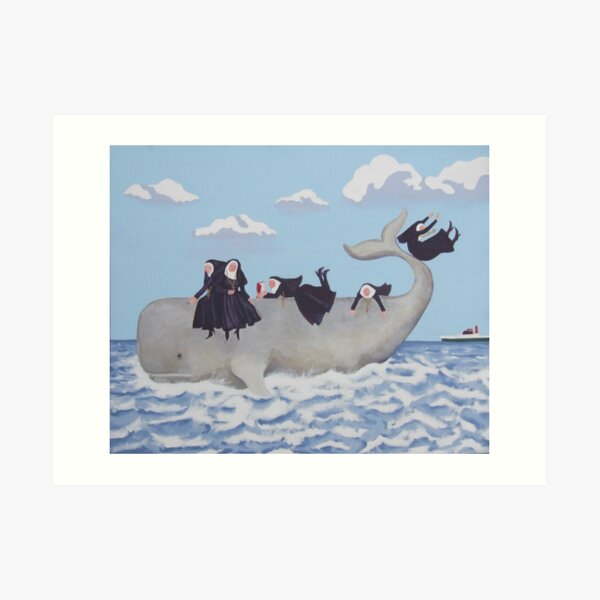 Having a Whale of a Time Art Print