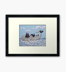 Having a Whale of a Time Framed Print
