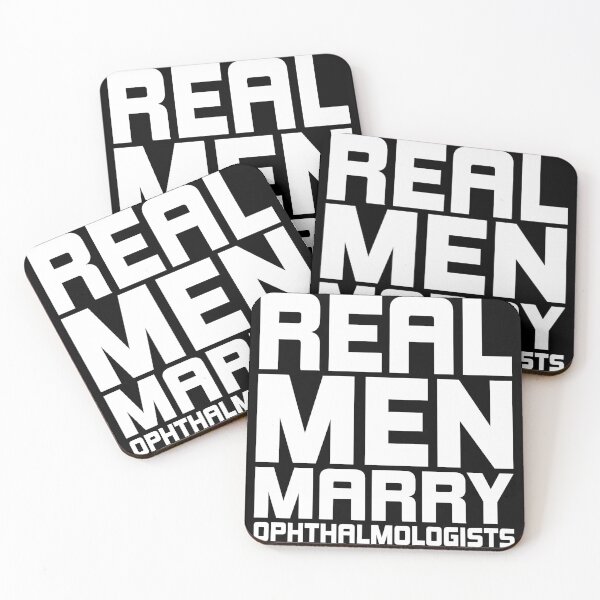 Item preview, Real Men Marry Ophthalmologists designed and sold by saechla.