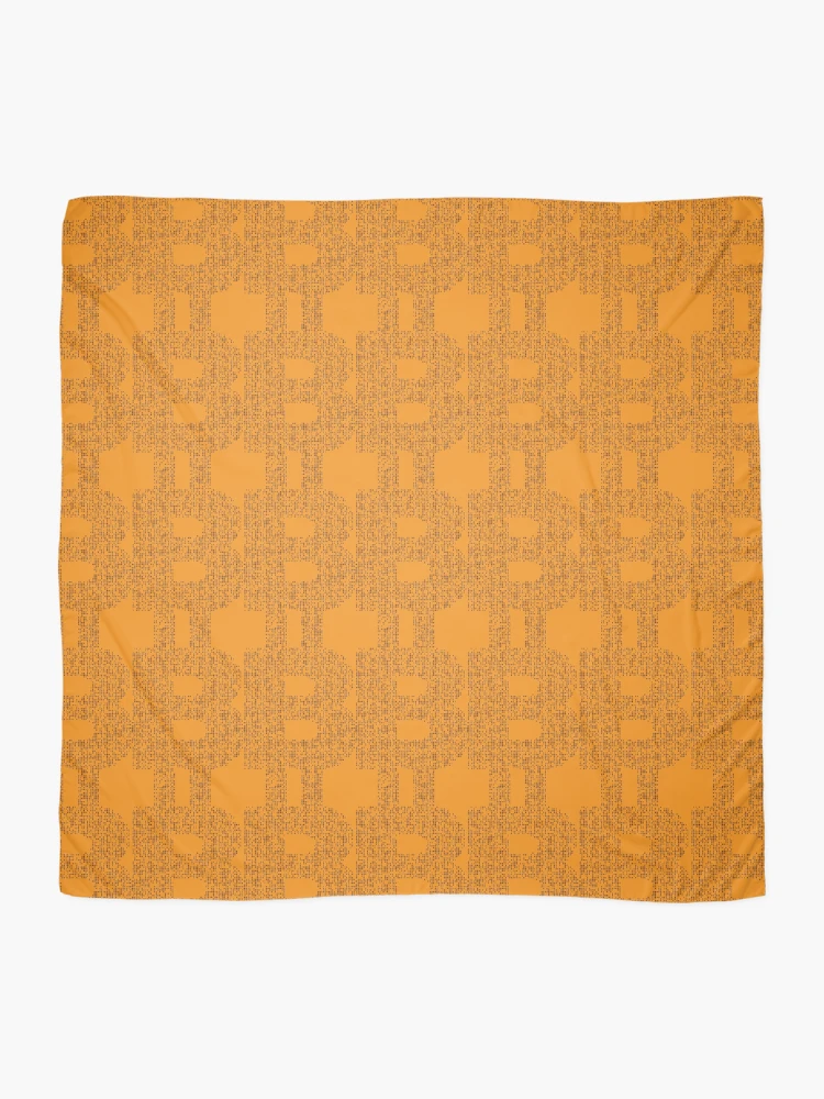 Thumbnail 2 of 3, Scarf, Bitcoin With Coding designed and sold by basitcv.
