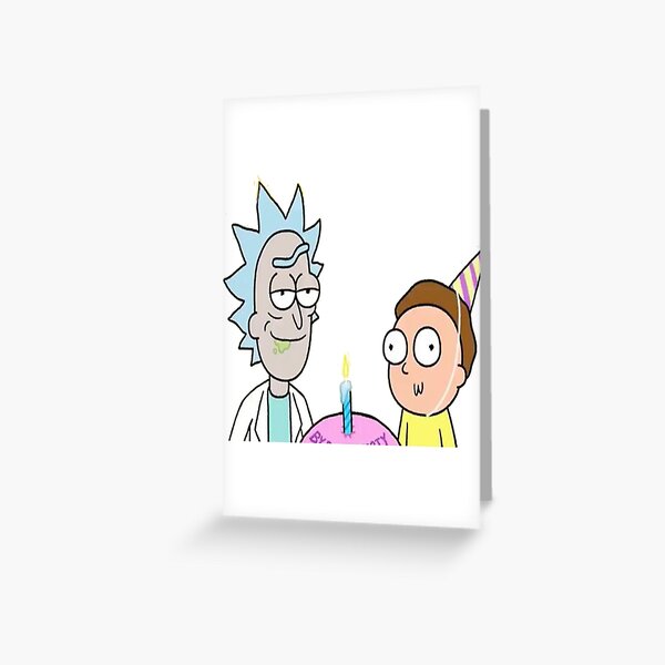 birthday doc and Marty Greeting Card