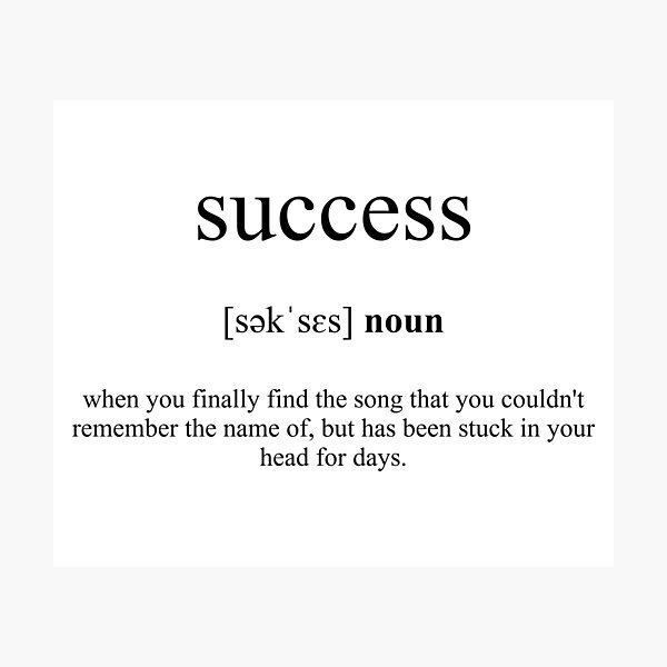 Success Definition | Dictionary Collection Photographic Print by  Designschmiede