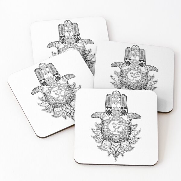 Item preview, Hamsa Fatima's hand jewelry tattoo design designed and sold by LuminOrb.