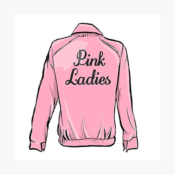 Pink Ladies Jacket Wall Art Redbubble
