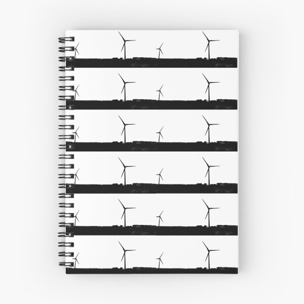 Item preview, black & white windmill stripes designed and sold by Sophunky Designs.