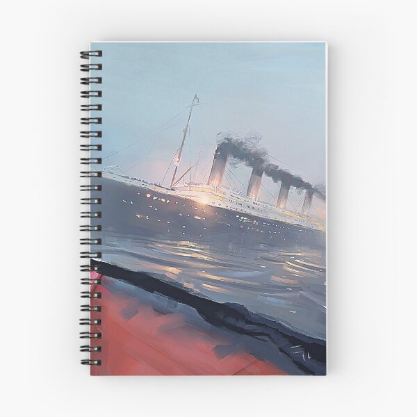 Aperçu de l'œuvre Bateau fantôme - Peinture titanique | Art par Eliott Cha'coco créée et vendue par Eliott Sontot.