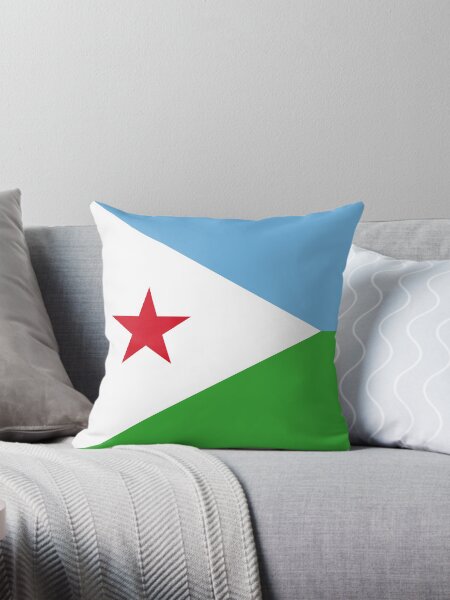 Aperçu de l'œuvre Drapeau de Djibouti créée et vendue par Flags & Cie.