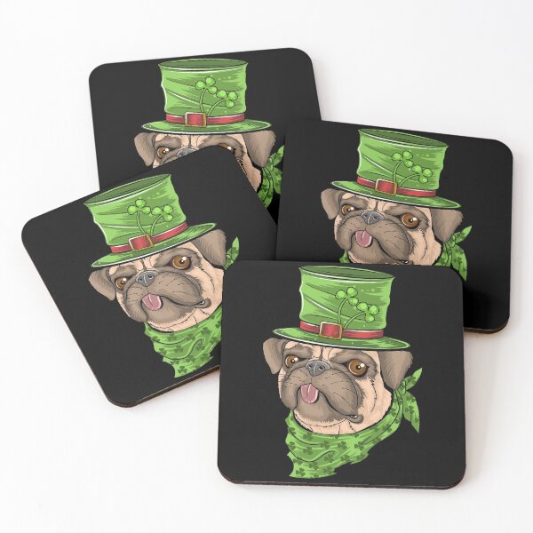 Item preview, Funny Pug Leprechaun St. Patrick's Day Pug Lover Gift  designed and sold by zenpatterns.