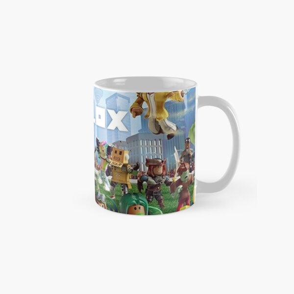 Roblox Gift Items Tshirt Phone Case Pillows Mugs Much More Mug By Crystaltags Redbubble - roblox mugs redbubble