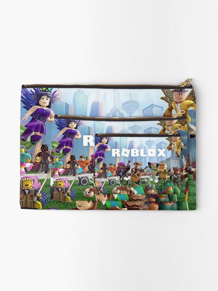 All Togheter With Roblox Zipper Pouch By Best5trading Redbubble - inside the world of roblox games zipper pouch by best5trading redbubble