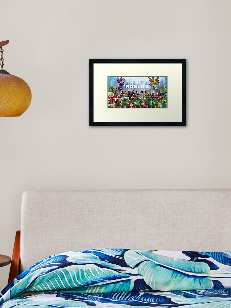 All Togheter With Roblox Framed Art Print By Best5trading Redbubble - how i got framed in roblox framed roblox