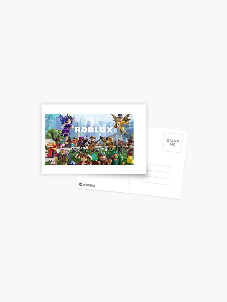 All Togheter With Roblox Postcard By Best5trading Redbubble - roblox games blue t shirt by best5trading redbubble