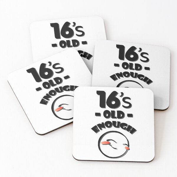 Item preview, 16 is old enough designed and sold by Cutebutfunny.