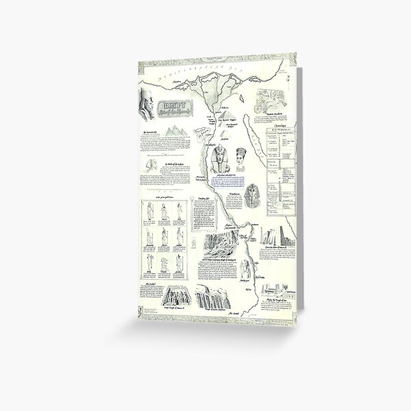 Egypt - - Land of the Pharaohs Greeting Card