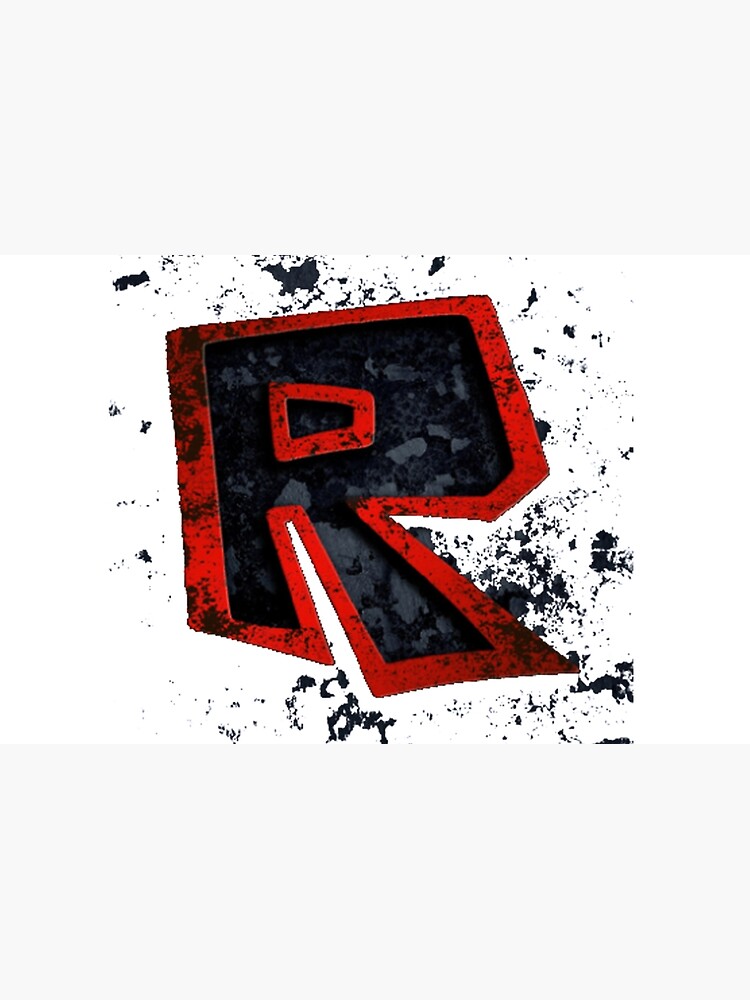 Roblox Logo Black And Red Laptop Skin By Best5trading Redbubble - classic roblox r logo roblox