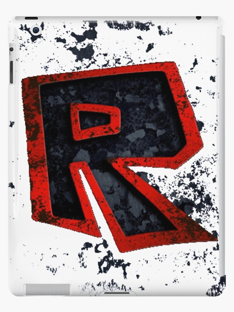 Roblox Logo Black And Red Ipad Case Skin By Best5trading Redbubble - how to be all black in roblox on ipad